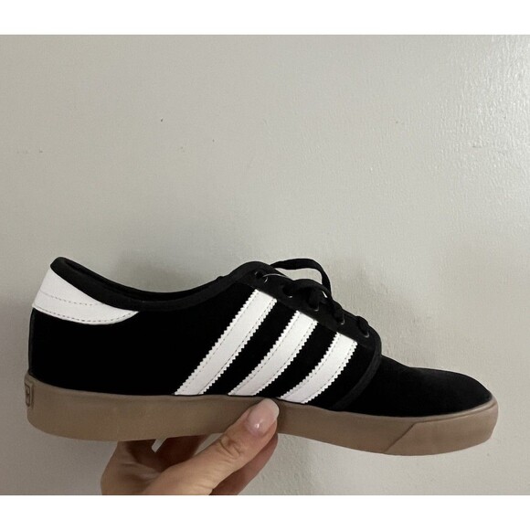New adidas originals Seeley 'Black White' EE6136 Men Sz 8.5 Shoes Sneakers - Picture 11 of 11